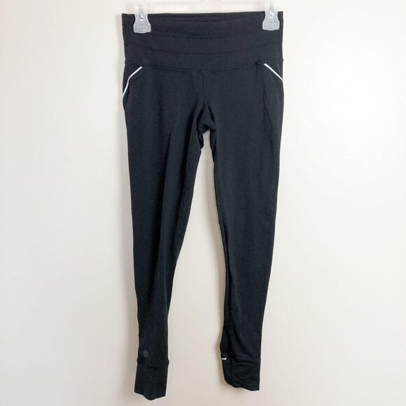 Athleta Black Active Performance Leggings Womens XS Athletic Activewear - Picture 7 of 13